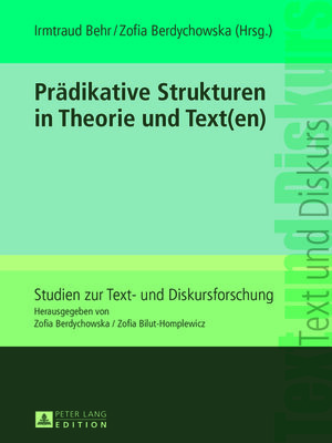 cover image of Prädikative Strukturen in Theorie und Text(en)